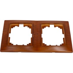 Двухместная вертикальная рамка Lezard MIRA - фото 14808925