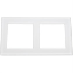 Двухпостовая рамка LIREGUS Эпсилон К14-245-02 E/WGG - фото 14809562