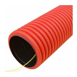 Гибкая гофрированная двустенная труба ПНД Промрукав PR15.0235 - фото 14810076