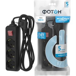 Сетевой удлинитель Фотон 16-53ЕS - фото 14810152