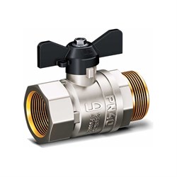 Латунный шаровой кран LD LD 47.302.20 - фото 14810701