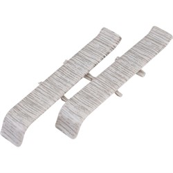 Соединитель для плинтуса DECONIKA Д-П85-С-Ф2 253 ЯСН СЕР - фото 14810984