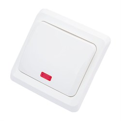 Одноклавишный переключатель Systeme Electric Этюд - фото 14811401