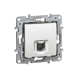 Телефонная одинарная розетка Legrand Etika - фото 14813841