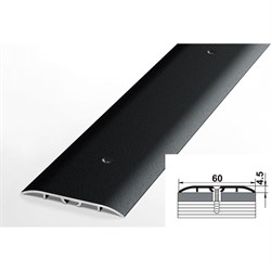 Одноуровневый алюминиевый порог Лука УТ000022591 - фото 14820516