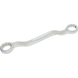 Оцинкованный двусторонний коленчатый накидной ключ КЗСМИ КГН-50х55 - фото 14822164