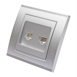 Комбинированная розетка UNIVERSAL Бриллиант - фото 14826073