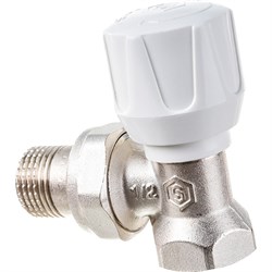 Ручной угловой терморегулирующий клапан STOUT RG008S6N6NPVV7 - фото 14828176