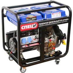 Дизельный генератор Спец SD-6700E4 - фото 14828908