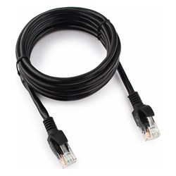 Литой многожильный патч-корд Cablexpert UTP PP12-2M/BK - фото 14830537