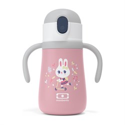 Детский термос Monbento MB Stram 360 мл pink Bunny - фото 14831073