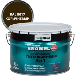 Грунт-эмаль по ржавчине Экодом 206040 - фото 14832162