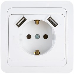 Одинарная розетка IN HOME CLASSICO - фото 14832640