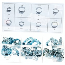 Набор червячных хомутов HOEGERT TECHNIK HT8G512 - фото 14833795