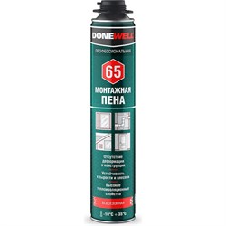 Всесезонная полиуретановая монтажная пена RUSH DONEWELL ПРОФ 65 - фото 14835309