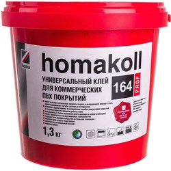 Клей для коммерческого линолеума Homakoll 300-350 г/м2, 1,3 кг - фото 14836942