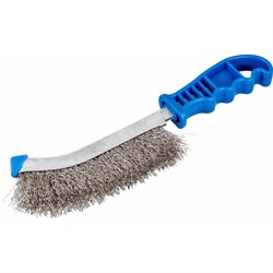 Щетка NORGAU с пластиковой рукояткой, проволока из нерж. стали - фото 14837461