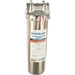 Магистральный фильтр Аквабрайт АБФ-НЕРЖ-34 - фото 14838571