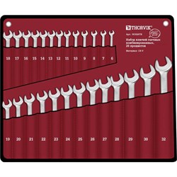 Набор гаечных комбинированных ключей THORVIK W3S26TB ARC - фото 14840360