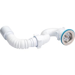 Трубный сифон для поддона АНИ пласт E115 025-0104 - фото 14840472