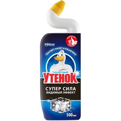 Чистящее средство для уборки туалета Туалетный утенок Супер Сила Видимый Эффект - фото 14840924
