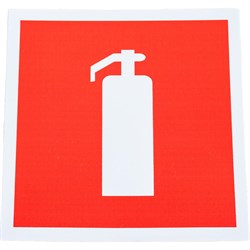 Наклейка пожарной безопасности REXANT Огнетушитель - фото 14841674