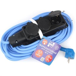 Морозостойкий удлинитель POWER CUBE PC-3GF-R-10(IP) - фото 14846297