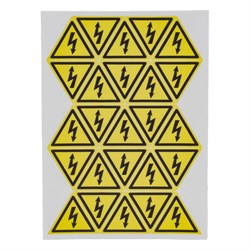 Наклейка REXANT знак электробезопасности Опасность поражения электротоком - фото 14853055