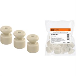 Керамический изолятор для ретро провода TDM ELECTRIC эко - фото 14854271