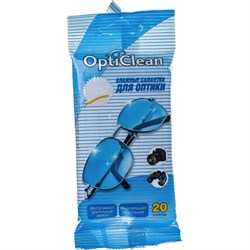 Очищающие салфетка для очков и оптики OPTICLEAN OPTI CLEAN - фото 14855937
