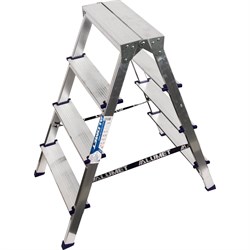 Двухсторонняя стремянка Алюмет A7204 - фото 14859289