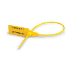 Пластиковая номерная пломба ООО Пломба.Ру КПП-3-1603СТ - фото 14859438