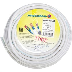 Гибкий круглый провод ПВС ЭлПроКабель 4630017848454 - фото 14862301