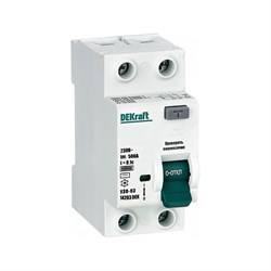 Выключатель дифференциального тока DEKraft УЗО-03 - фото 14862575