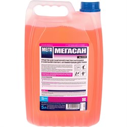 Концентрированное средство для очистки сантехники и кафельной плитки МЕГА МЕГАСАН - фото 14862828