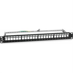 Модульная патч-панель для экранированных модулей Cabeus PLB-24-SH - фото 14863544