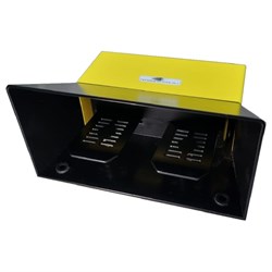 Ножной промышленный двойной переключатель-педаль ПРОФМЕТСТИЛЬ 615 - фото 14864126