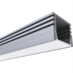 Прямой глубокий алюминиевый профиль для светодиодной ленты Apeyron 08-10 - фото 14864770