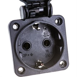 Панельная розетка IEK MAGNUM SCHUKO РП14-3 - фото 14864919