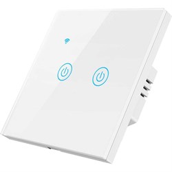 Умный двухкнопочный сенсорный выключатель Roximo SWSEN01-2W - фото 14868999
