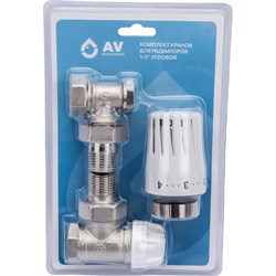 Комплект кранов для радиаторов AV Engineering AVE144112 - фото 14870500