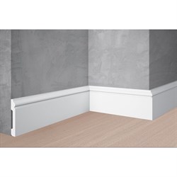 Ударопрочный влагостойкий напольный плинтус под покраску Stenopol C705 - фото 14871791