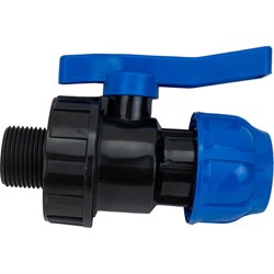 Компрессионный шаровой кран TEBO T-ПНД.Кш.5.32-1.CN - фото 14873051