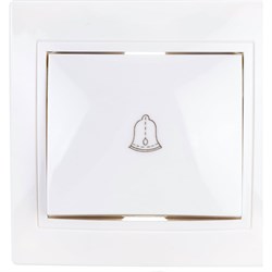 Кнопочный одноклавишный выключатель Generica КВАРТА - фото 14873832