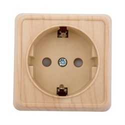 Одноместная розетка Generica ОКТАВА РСш20-3-ОС Р - фото 14874889