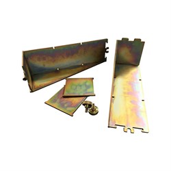 Оцинкованная трехгнездовая кубическая форма TeaM 3ФК-100/5 - фото 14875002