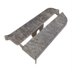 Торцевые заглушки для плинтуса DECONIKA Д-П70-Тп-Ф1 548 ЛФТ СЕР - фото 14876102