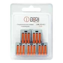 Трехпроводная соединительная клемма DORI СМК 222-413 - фото 14876424