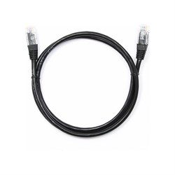 Литой многожильный патч-корд Cablexpert UTP PP12-1M/BK - фото 14878769