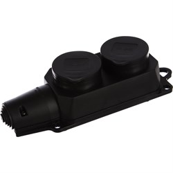 Двухместная розетка Smartbuy SBE-16-2-00-R - фото 14880487